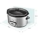 Venga! VG SC 3008 Digitaler Slow Cooker (Schongarer), mit Keramiktopf und Timer, 4,5 Liter, 280 W - Schwarz/Edelstahl