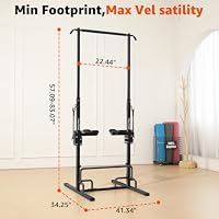 VigorEdge Assisted Pull Up Machine, Adjustable Pull Up Trainer with Foot Assistance Platform, Pull Up Bar Station for Beginners Adults, Home Gym Equipment for Back, Arm & Upper Body Workout, 330LBS Capacity — image 7