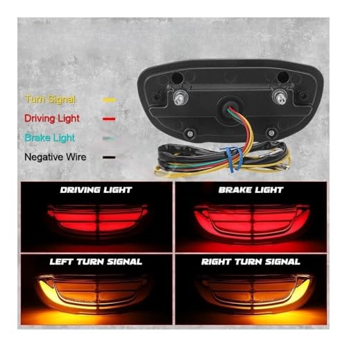 Feu stop moto LED 12V résistant aux vibrations pour CB650R - 6