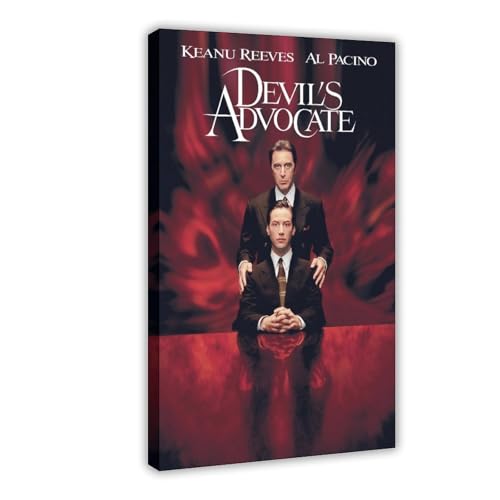 Poster auf Leinwand 'The Devil's Advocate', Wandkunst, Dekordruck, Gemälde für Wohnzimmer, Schlafzimmer, Dekoration, 30 x 45 cm