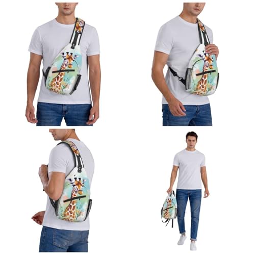 Morrales tipo sling para senderismo unisex negro miniatura 7