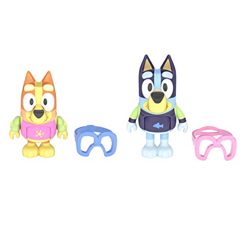 Bluey - Pool Time: Bluey & Bingo 2.5 inch Figures - 2 Pack, Multicolor (13039) - Image 6