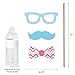 Big Dot of Happiness Chevron Baby Gender Reveal - Photo Booth Props Kit 20 Count