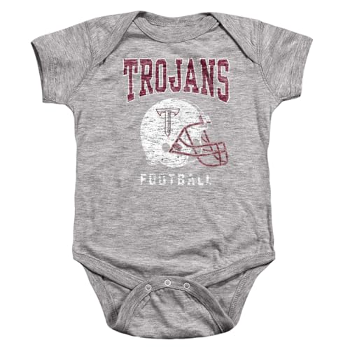 LOGOVISION Troy University Football Helmet Unisex Infant Snap Suit for Baby