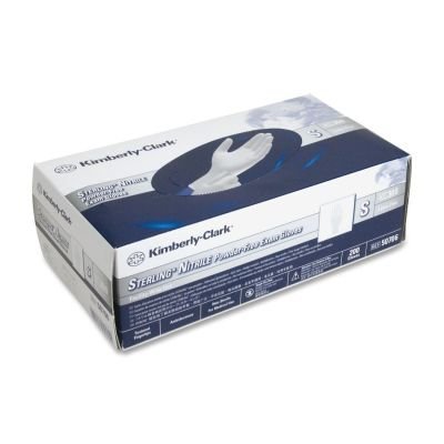 Halyard Health Sterling Examination Gloves,Small Size – Latex-free, Powder-free, Durable, Textured F