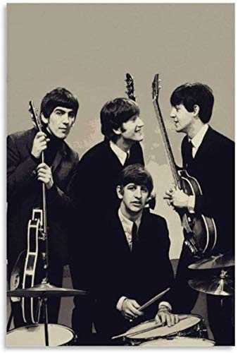 Peintures sur Toile 60 * 90cm sans Cadre Les Beatles Affiche et Mur Art Photo Impression Moderne Famille Chambre décor… - Les Beatles, Paul McCartney, John Lennon, RIngo Starr, George Harrison Peintures sur Toile 60 * 90cm sans Cadre Les Beatles Affiche et Mur Art Photo Impression Moderne Famille Chambre décor…