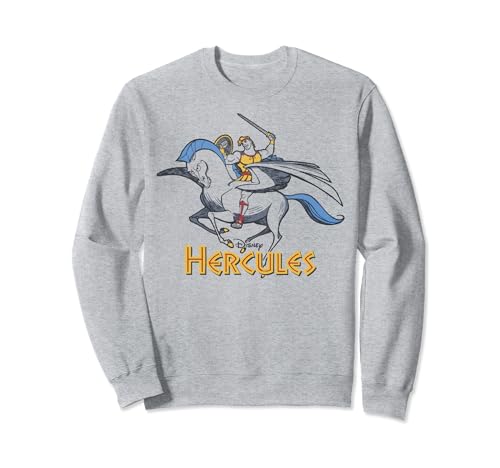 Sweatshirt Hercules Disney Pégase aux finitions soignées style rétro