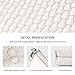 LIKEBAG Woven Handbag for Woman Vegan Leather Shoulder bag and Purse Small Fashion Shopper Totes Ladies Underarm Bags (White)