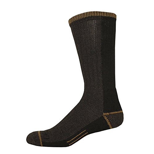 Dickies Men's 2-Pack Steel Toe Cotton Crew Socks