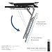 VIVO Electric TV Ceiling Mount for 40 to 85 inch Screens, Large Flip-Down Motorized Pitched Roof VESA Mount, Master Pack, Black, MOUNT-E-FD85