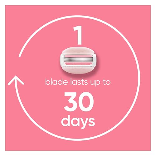 Image of Gillette Venus ComfortGlide White Tea 4 count, with Gillette Venus ComfortGlide plus Olay 2 count, Women's Razor Blade Refills