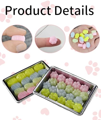 Image of Taba Squishy, Squishy Toys, Quishy Ball Cat Paw Squishy Cat Paw Funny Novelty Cute Animals Fidget Toy for Girls Boys Birthday Party Gifts Relaxation for Kids Teenage (2Pcs miniGreen)
