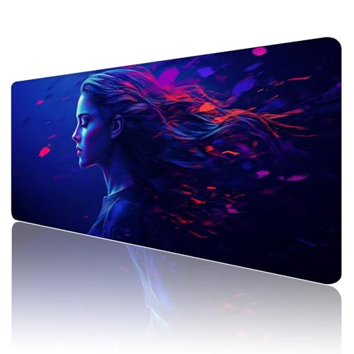 Tapis de souris gaming grande précision avec base caoutchouc antidérapant