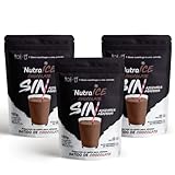 NUTRAICE Batido sustitutivo de comida. Sin azúcares añadidos. 50gr de producto sustituye a un desayuno, almuerzo o cena. Peso total 150 gr. Varios sabores. (Chocolate x3)