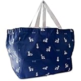 [Noah État de pleine satisfaction] ノア レジカゴ対応 保冷 エコバッグ 大容量 折り畳み 軽量 (シュナウザー/ネイビー)