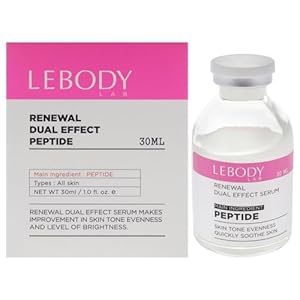 LEBODY Lab Renewal Dual Effect Serum Peptide – Discoloration Correcting Face Serum – Brightening Facial Moisturizer – With Amino Acid Complex – 30 ml