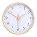 VIVILINEN Orologio da Parete in Legno con Movimento Silenzioso al Quarzo - Orologi da Parete Village in Stile Moderno Decorativi per Cucina Domestica (TIPO 3)