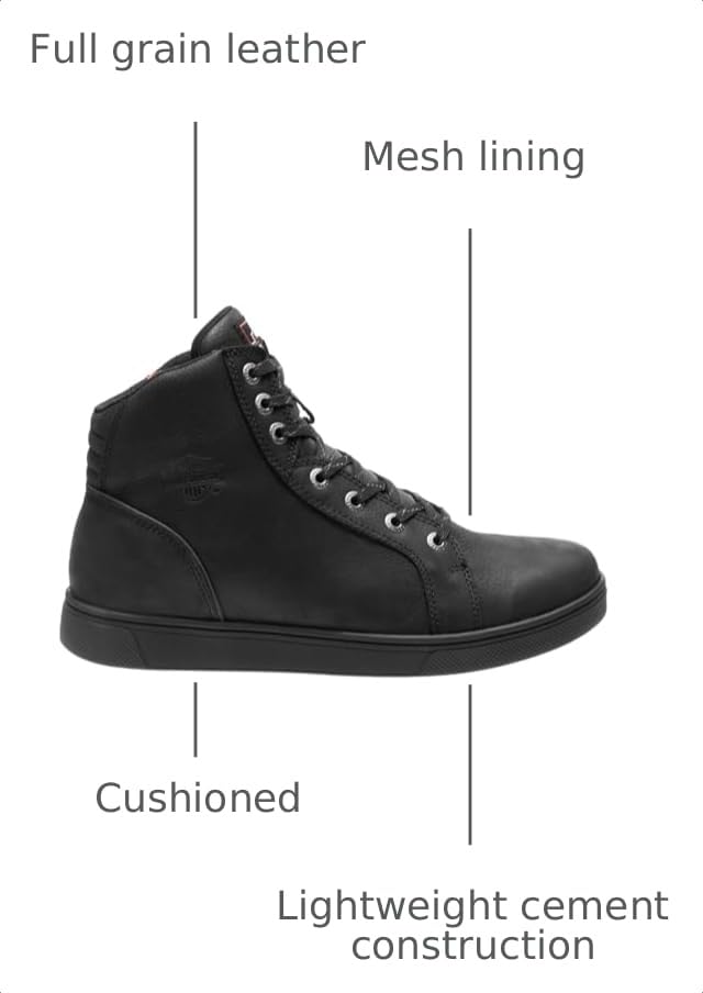 Image of Harley-Davidson FOOTWEAR Mens Watkins Sneakers Shoes Casual