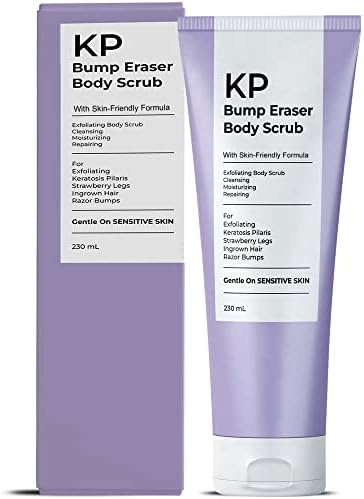 KP Bump Eraser Body Scrub, Plant-Based Ingredients Exfoliating Body Scrub, Effective Keratosis Pilaris Treatment, Body Scrubs for Women Exfoliation, Strawberry Legs Treatment, Body Exfoliating Scrub