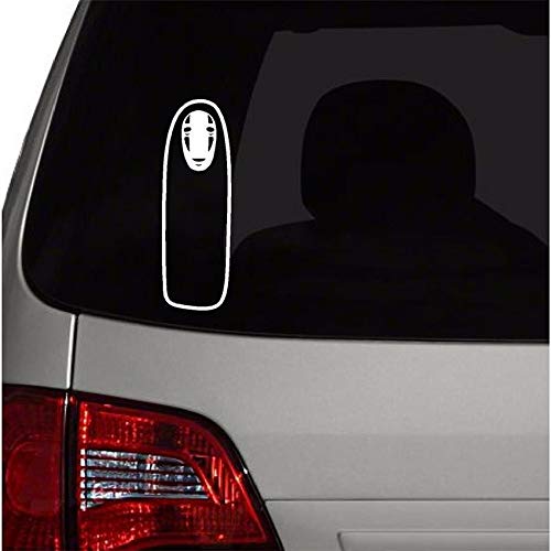 Gadgets Wrap Cartoon Spirited Away No Face Wall Decal for Car Window Decoration Vinyl Waterproof Sticker Car Bumper Laptop Notebook Décor