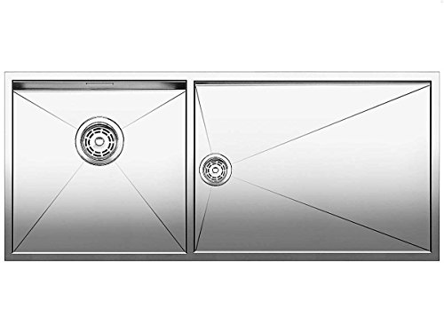 BLANCO Zerox 400/550-t-if/n - Fregadero (Acero inoxidable, 1 senos, 400 x 400 mm, 1015 mm, 440 mm)