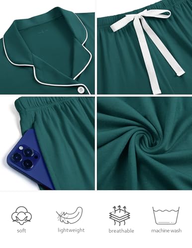 Image of HNG Pajama Sets for Women 2 Piece PJ Sets Short Sleeve Lounge Set Fashion Sleepwear XS-3XL
