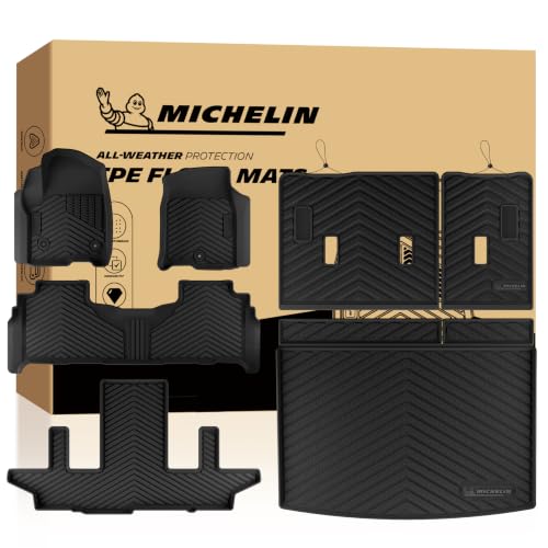 Image of Michelin Vehicle Mats for 2021-2026 Suburban /Yukon XL /Escalade ESV, 7 Seats