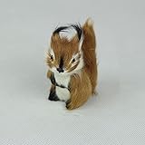 Tamaño: 8 * 7 cm, 19 * 18 cm MENGZHU Juguetes de Peluche de Ardilla 8 * 7cm Niños Ardilla de simulación Muñeco de Peluche de Ardilla(8 * 7cm)