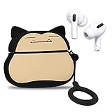 Airpods Pro ケース カバー エアポッド シリコン 可愛い AirPodspro適用 シリコン素材 ソフト カラビナ付き 脱着簡単 着装ままワ 漫画 滑り止め キズ防止 軽量小型 個性 収納ケース キズ防止 耐衝撃 全面保護カバー