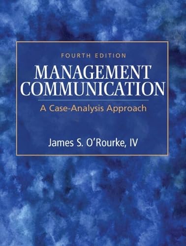 Management Communication: A Case-Analysis Approach