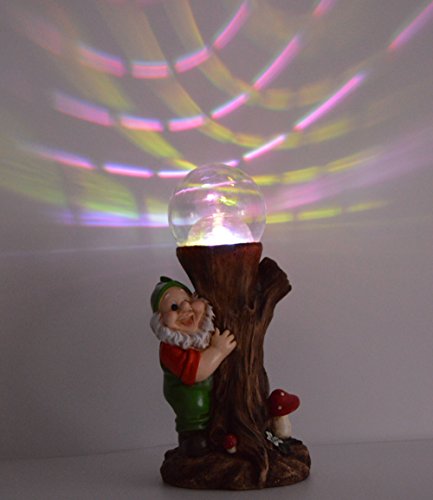 Homeshine Garden Gnome Statues And Sculptures With Solar Lights Outdoor Decorations 12 Inch #TOP4