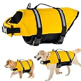 Chaleco Salvavidas para Perros, FainFun Chaleco Flotador para Perros...