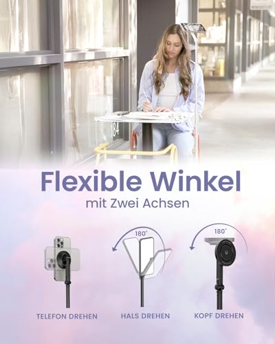 KraftGeek 168cm Handy Stativ für Smartphone, Selfie Stick Stativ für iPhone – Ansicht 6