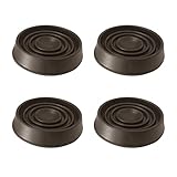 YuanYouTong Rubber Furniture Caster Cups, 4 Pcs Anti Slip Furniture Pads, Non Skid Furniture Gripper