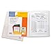 Transparent Portfolio, 2-Pockets, 60 Sht Cap, Letter, 5 per Pack Color: Clear