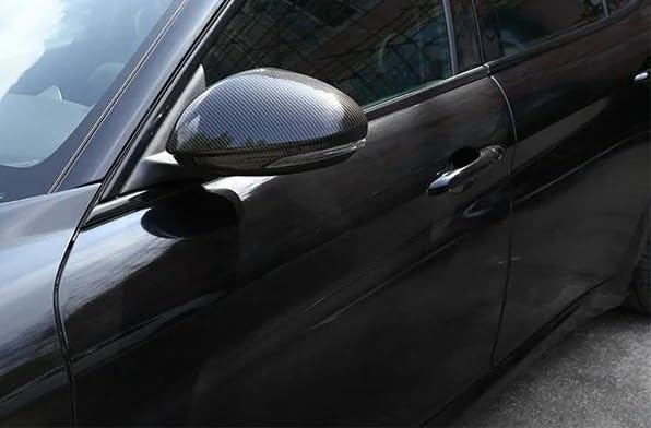 Coque rétroviseur Giulia Stelvio pour masquer rayures miroir noir - 5