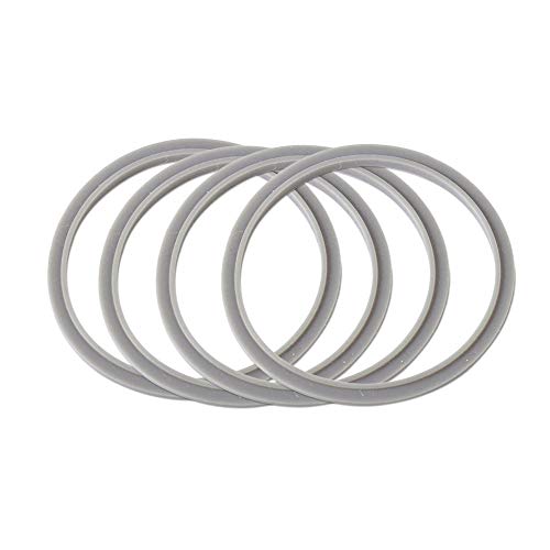 BAAQII 4x reserverubberen afdichtring grijs voor Nutri Bullet Nutribullet 900W