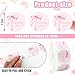 FYSUIMU 1000Pcs Pink Bow Thank You Sticker Watercolor Bowknot Paper Decal Coquette Cute Seal Sticker Label for Bachelorette Party Supplies, 1.5 in