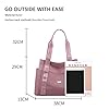 NICOLE & DORIS Schultertasche Damen Gross Handtasche Shopper Multi Tasche Umhängetasche Tote Bag Casual Henkeltasche Hobo Reisetasche für Alltag, Büro, Schule Dunkelblau #4