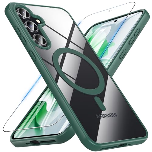 Coque Samsung A35 5G contre les chutes avec film de protection écran en verre