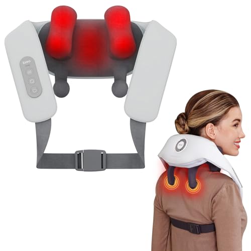 Shiatsu Neck and Back Massagers with Heat, 150 Mins Uses,