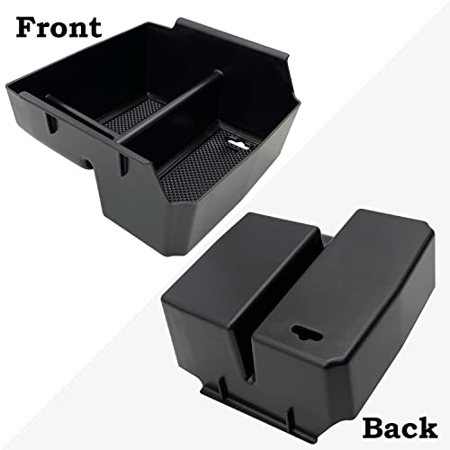 Evtime Compatible With Jeep Wrangler Jk And Jku Accessories 2011-2018 Center Console Organizer Tray (Black) #TOP5