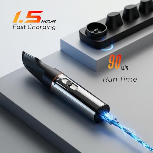 Image of All in One Trimmer for men - Beard, Body, Hair, Nose & Ear | Full Body | Electric Shaver | Suitable for private parts | IPX7 Waterproof | 90 Min Runtime | Magnetic Blades | 1 Year Warranty | Full Chrome Body