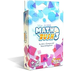 Math Rush 3: Fractions, Decimals & Percentages - A Cooperative Time-Based Math Flash Card Game for Kids, Students, and Families | Fun & Engaging STEM Game for Math Class or Family Game Night