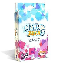 Math Rush 3 Fractions, Decimals & Percentages - A Cooperative Time-Based Math Flash Card Game for Kids, Students, and Families | Fun & Engaging STEM Game for Math Class or Family Game Night