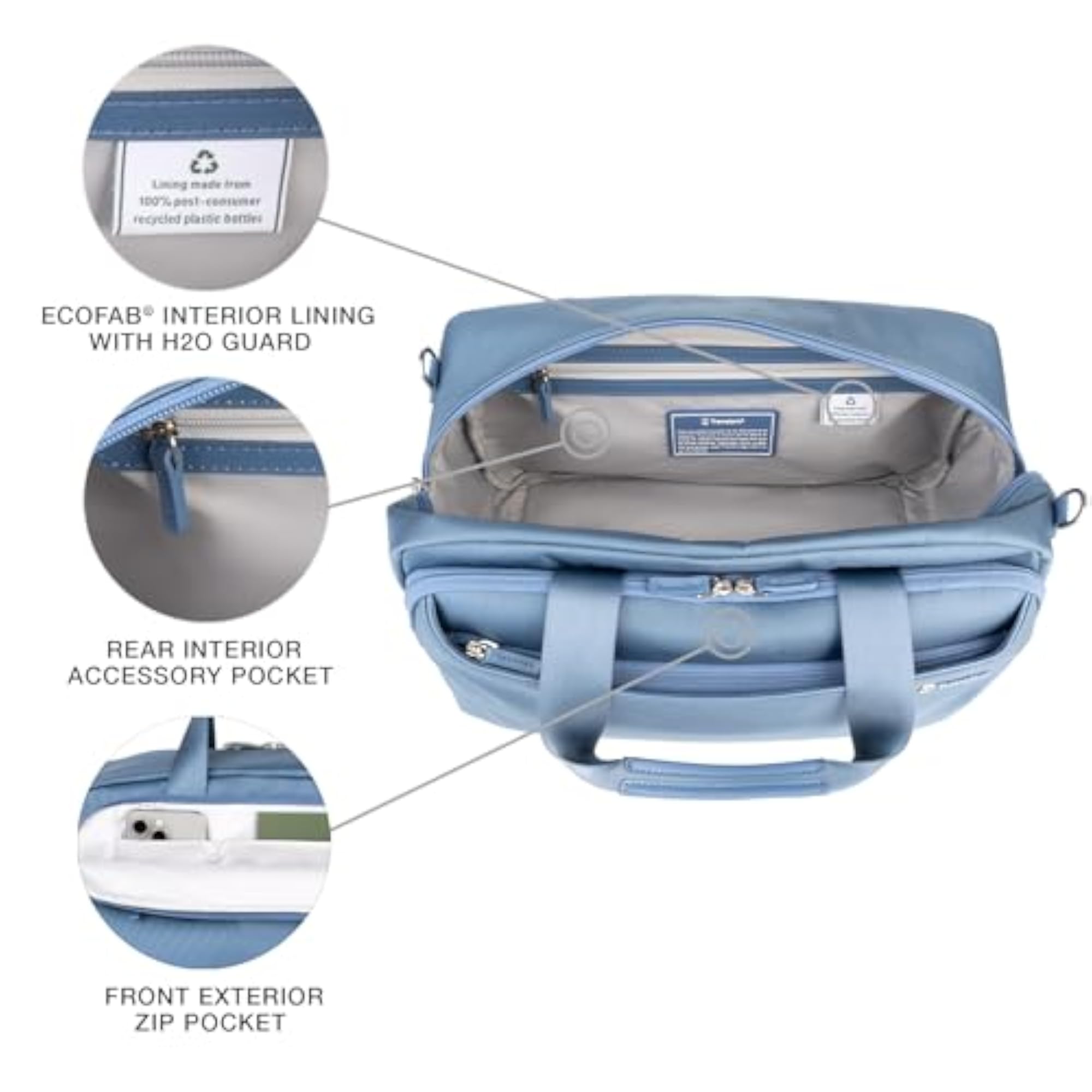 Versapack Lightweight Softside Underseat Travel Tote Bag