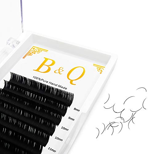 Eyelash Extensions C Curl 0.15mm Mixed Length 8-15mm Classic Individual Eyelashes silk Faux mink lashes