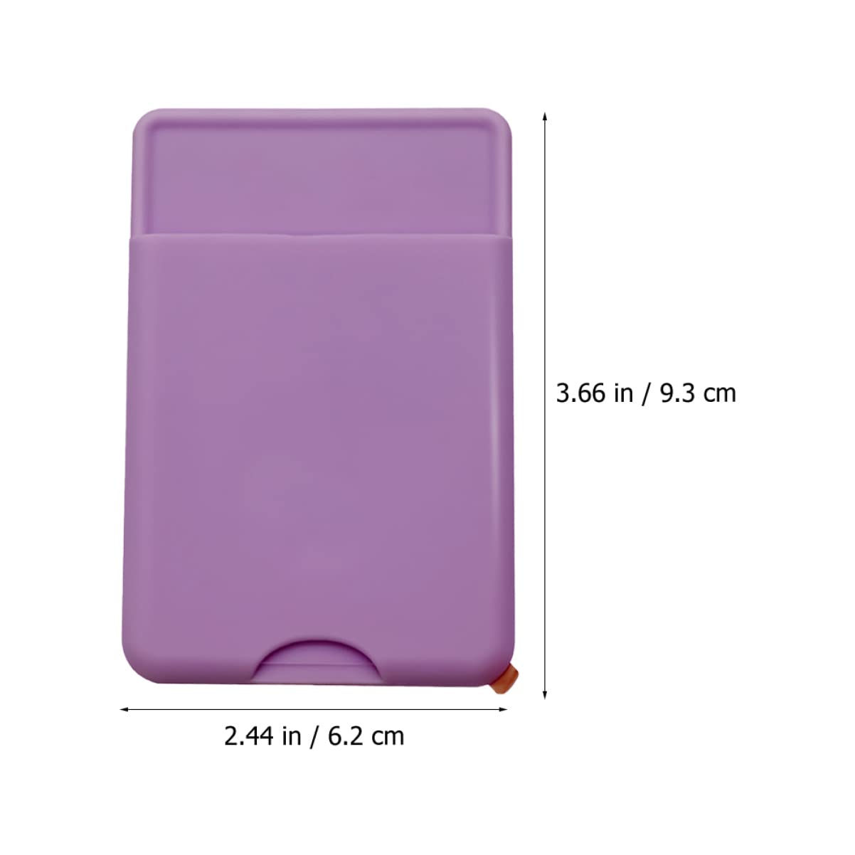 Gatuida 8pezzi Portafoglio Posteriore Per Smartphone Silicone Morbido Per Carte Di Credito e Documenti Adesivo Facile Da Installare