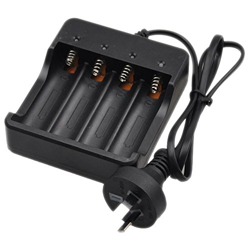 BTBAI 18650 Battery Charger AC Wall Dual for LED Torch Flashlight Headlamp 3.6/3.7V Li-ion Rechargeable Special u1a