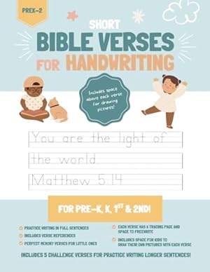 Bible Verse Copywork - Cursive handwriting practice workbook for kids ...